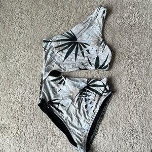 Beach Riot One Piece Cut Out Bathing Suit